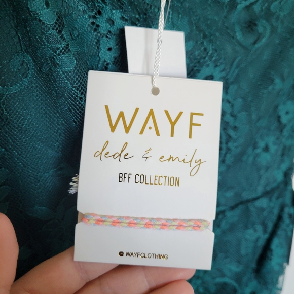 Wayf Teal One-Shoulder Mini Dress - Picture 10 of 12